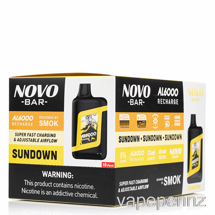[10-Pack] SMOK Novo Bar AL6000 Disposable VAPE NZ